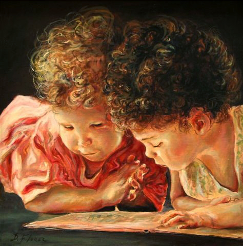 Niños aprendiendo a leer